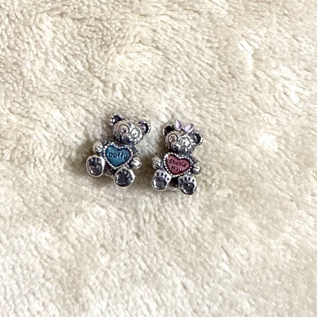 パンドラ チャーム ダッフィー シェリーメイセット