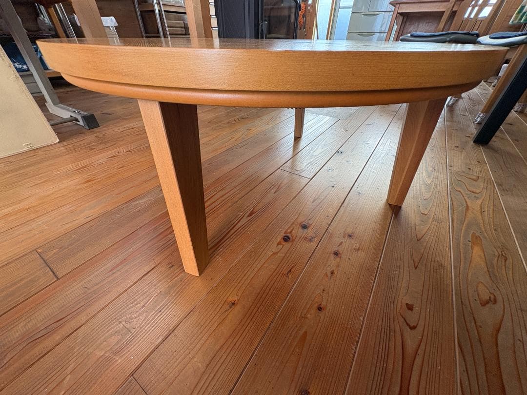 家具調こたつ 丸型 座卓 木製 コタツ 直径90cm 丸テーブル 円卓