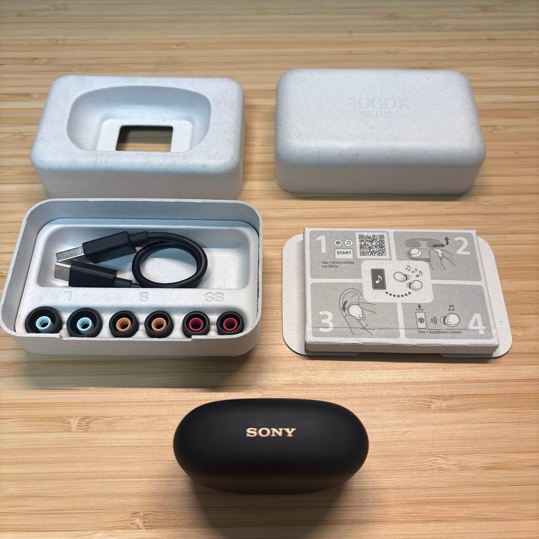 SONY WF-1000XM5 ワイヤレスイヤホン ブラック　美品