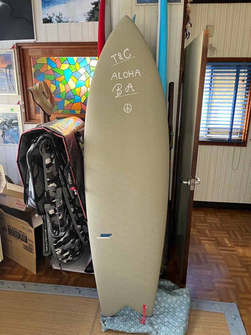 ビーチアクセス。ソフトボード。HSフィッシュ6,2