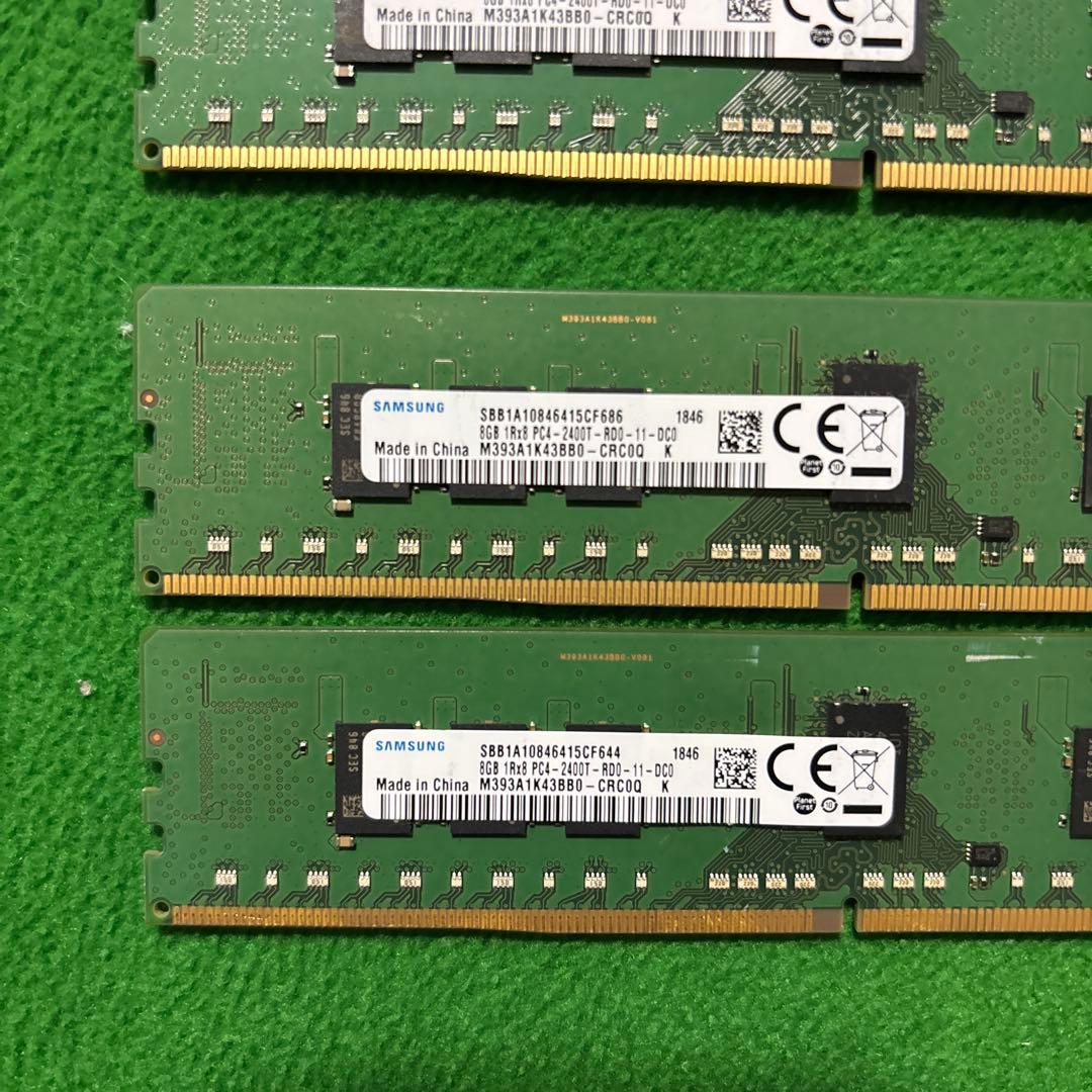Samsung 8GB DDR4 2400MHz メモリ