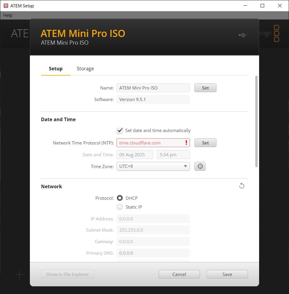 新品同様 ATEM Mini Pro ISO Blackmagic Design