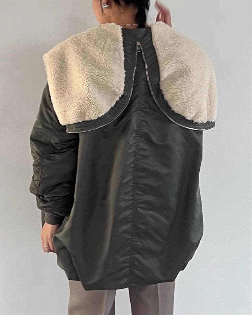 CLANE/クラネ BALLOON DESIGN HOODED N3B