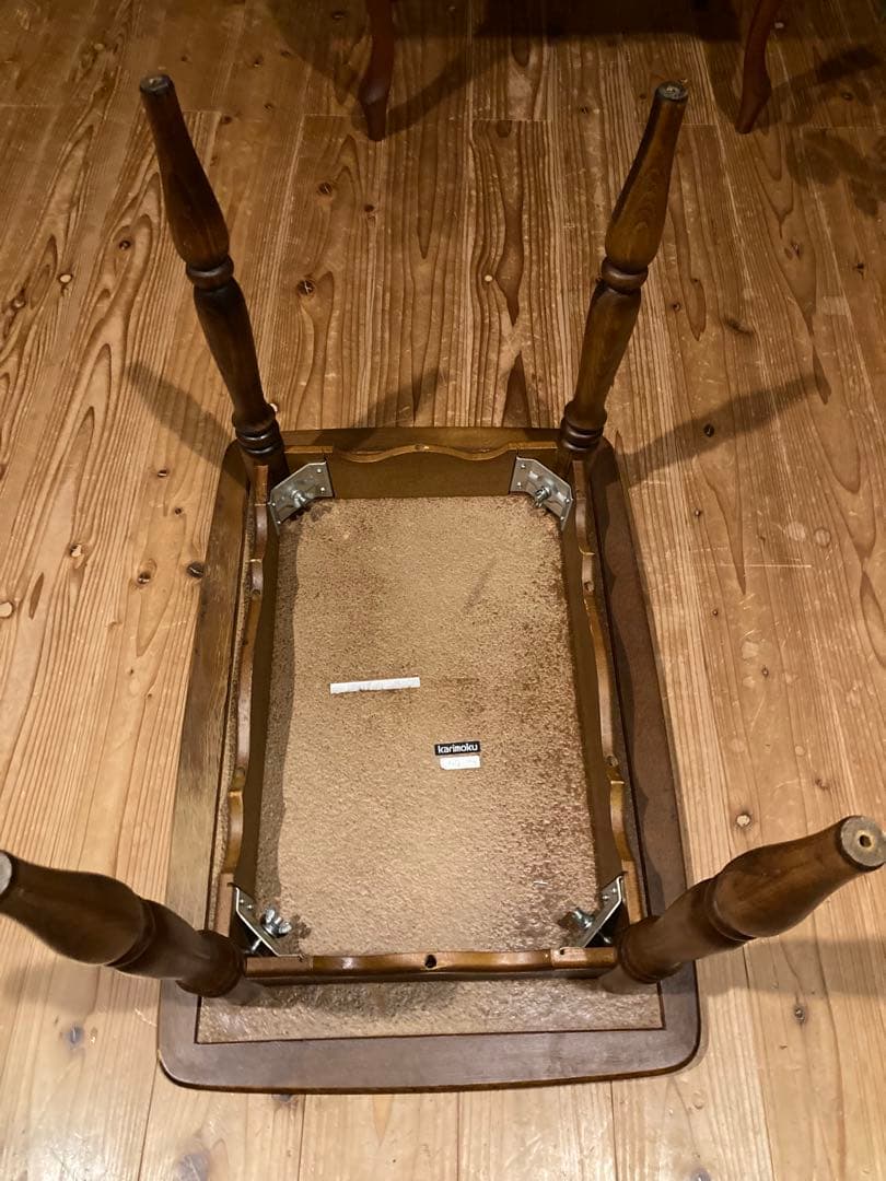 カリモク　アンティークサイドテーブル　コーヒーテーブル①