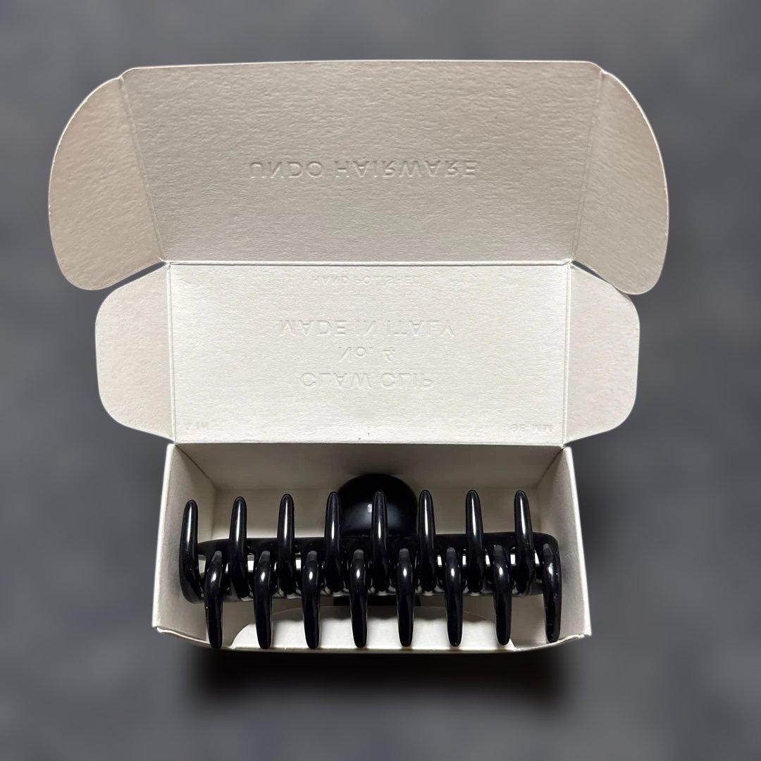 【Undo Hairware】No. 4 Claw クリップ　イタリア製ブラック