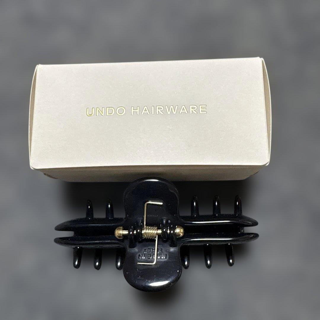【Undo Hairware】No. 4 Claw クリップ　イタリア製ブラック