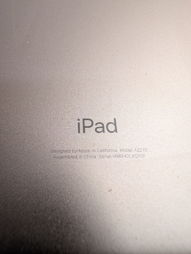 Apple iPad A2270 ゴールド 10.2インチ 本体