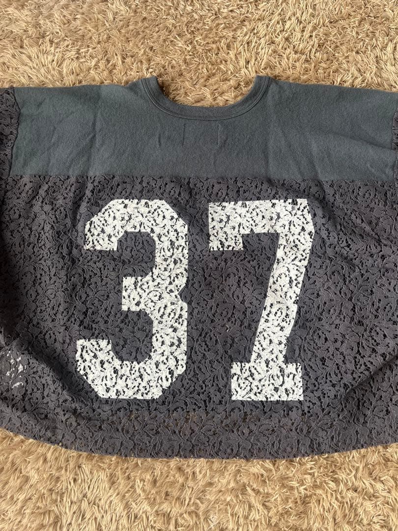 トップス FAMILYJAPAN BUTTERFLY FOOTBALL LACE T EE