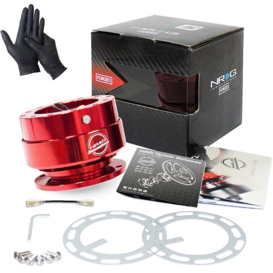 NRG クイックリリース レッド 取り扱い説明書あり日本語 レンチン音あります