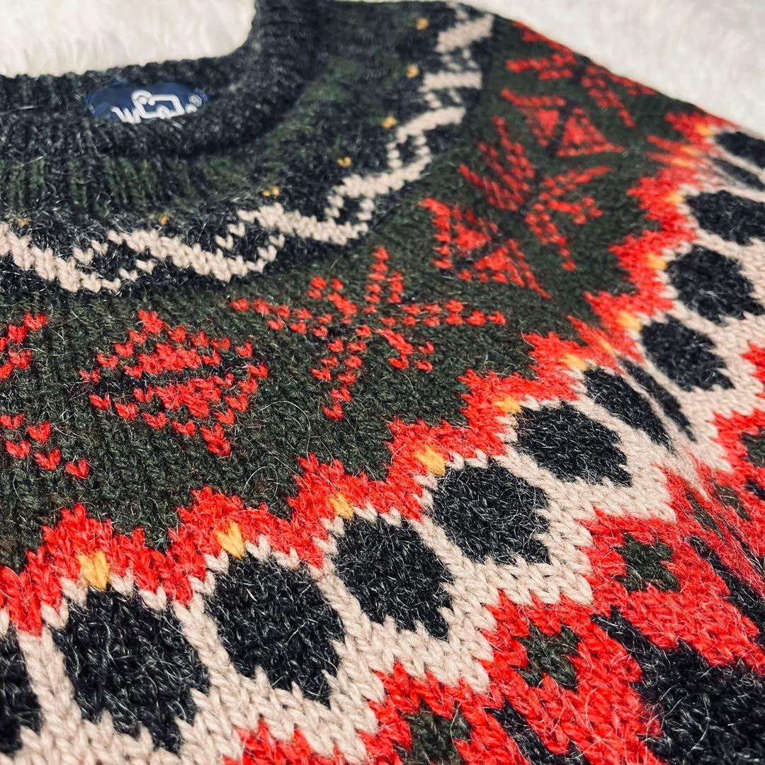 Woolrich Nordic Wool Mohair Knit 80s 紺タグ