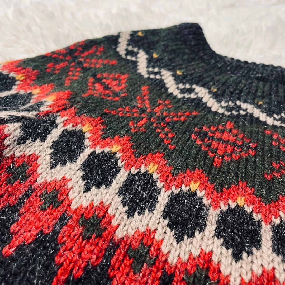 Woolrich Nordic Wool Mohair Knit 80s 紺タグ