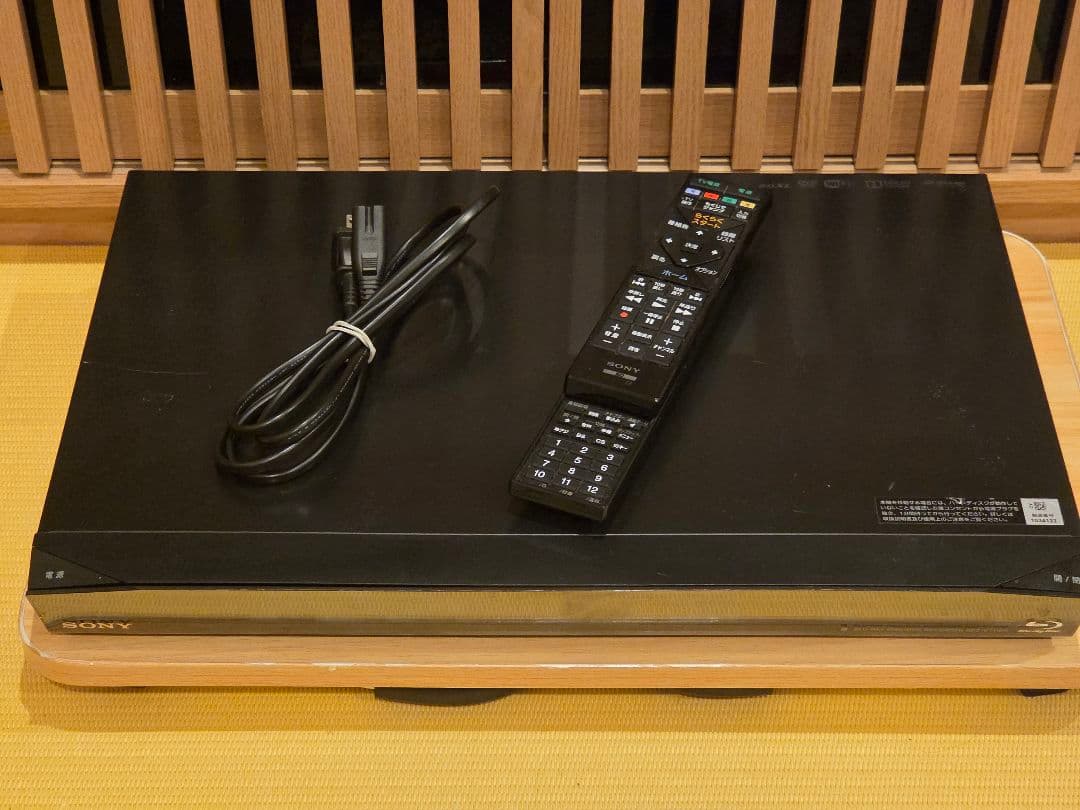 1TB 3番組録画　ソニー　ブルーレイレコーダー　BDZ-ET1100　SONY