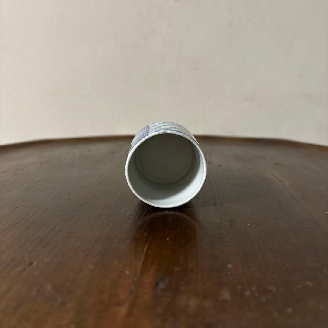 古伊万里筒　のぞき猪口　酢猪口　古道具　アンティーク　蕎麦猪口　検;白洲正子李朝