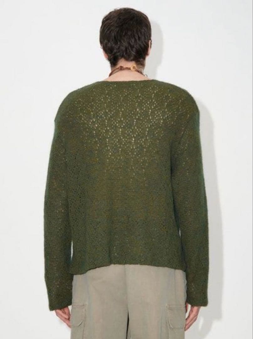 トップス OUR LEGACY DOUBLE LOCK U NECK MOOR GREEN