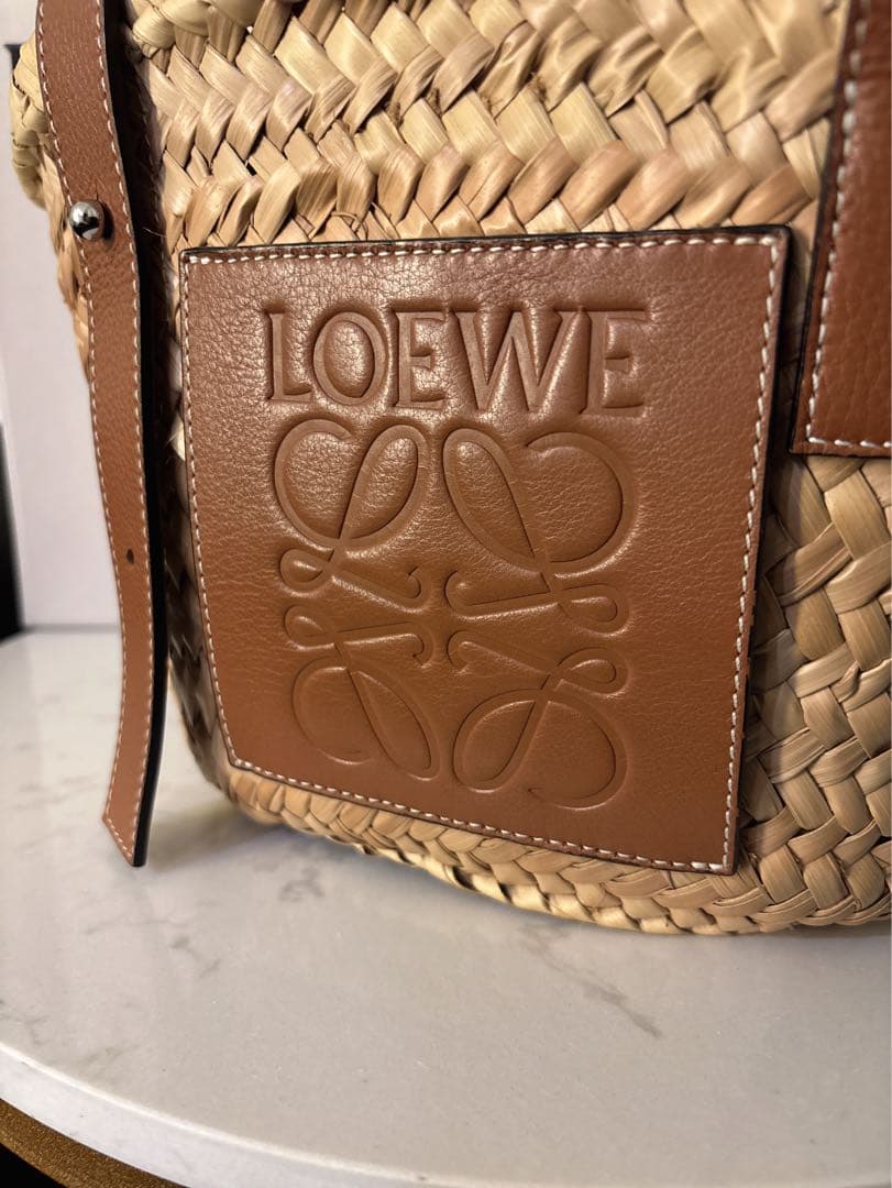 LOEWE ロエベ　バスケットバッグ　スモール　巾着袋付き