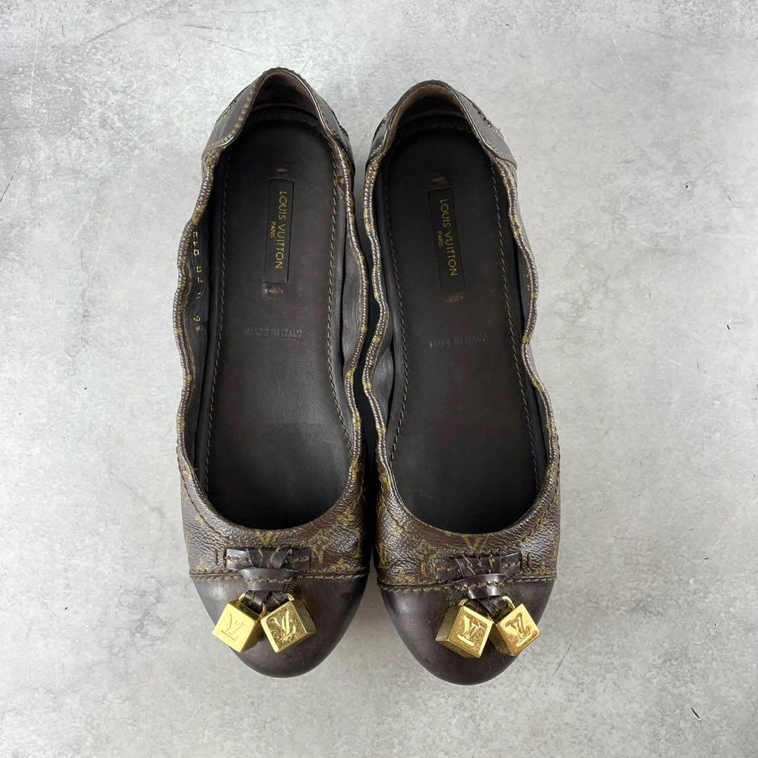 美品★ルイヴィトン　モノグラム　バレエシューズ　フラットシューズ　サイズ36