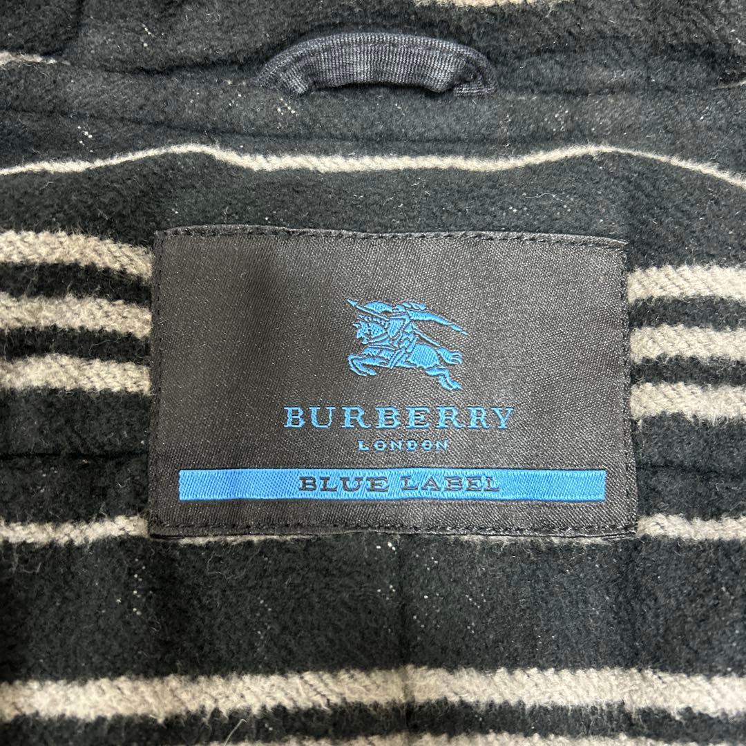 ♦︎バーバリーブルーレーベル♦︎メンズ♦︎ファー付きブラック♦︎ミリタリーコート♦︎N3B