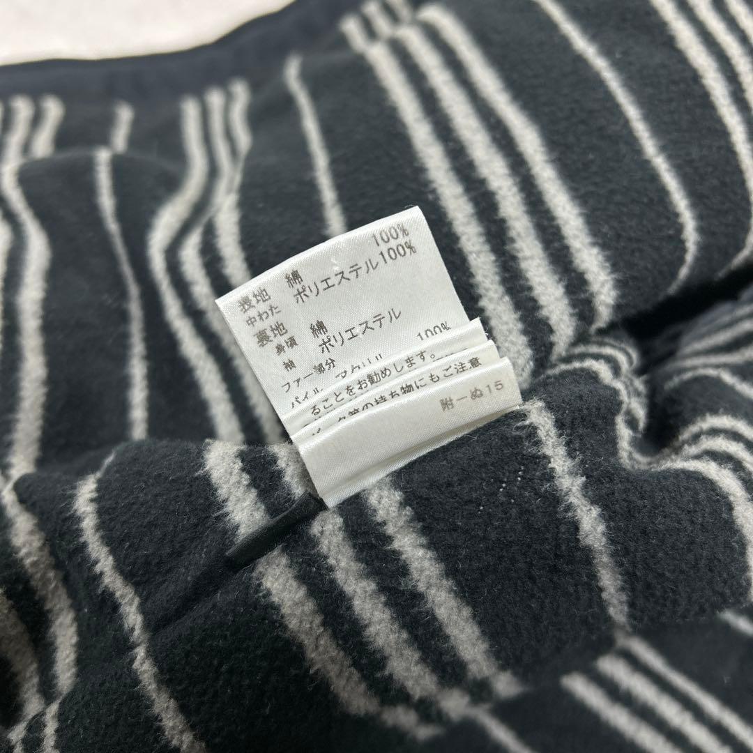 ♦︎バーバリーブルーレーベル♦︎メンズ♦︎ファー付きブラック♦︎ミリタリーコート♦︎N3B