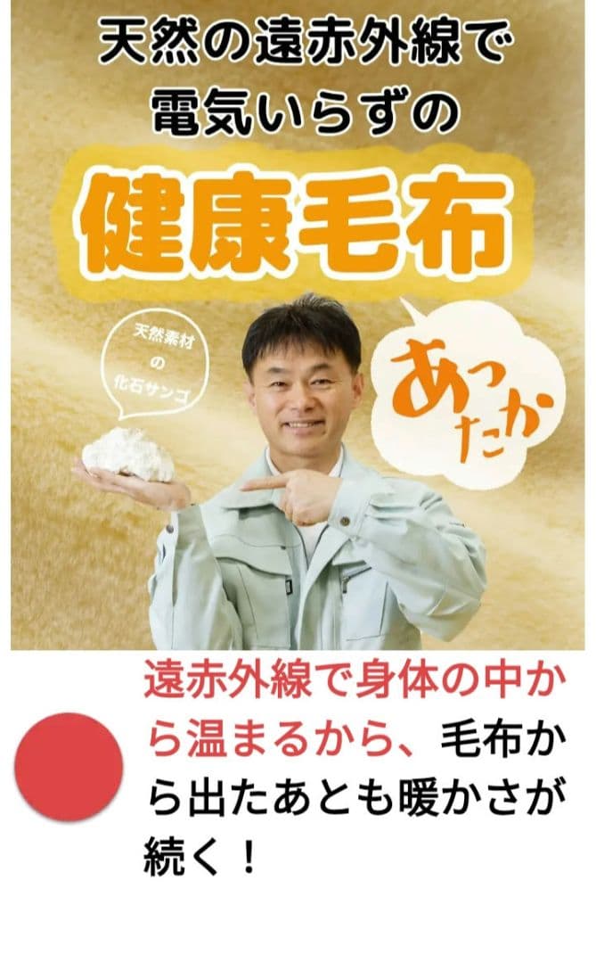 未使用タグ付き温泉毛布 櫻道の毛布日本製 シングル140×200 掛毛布