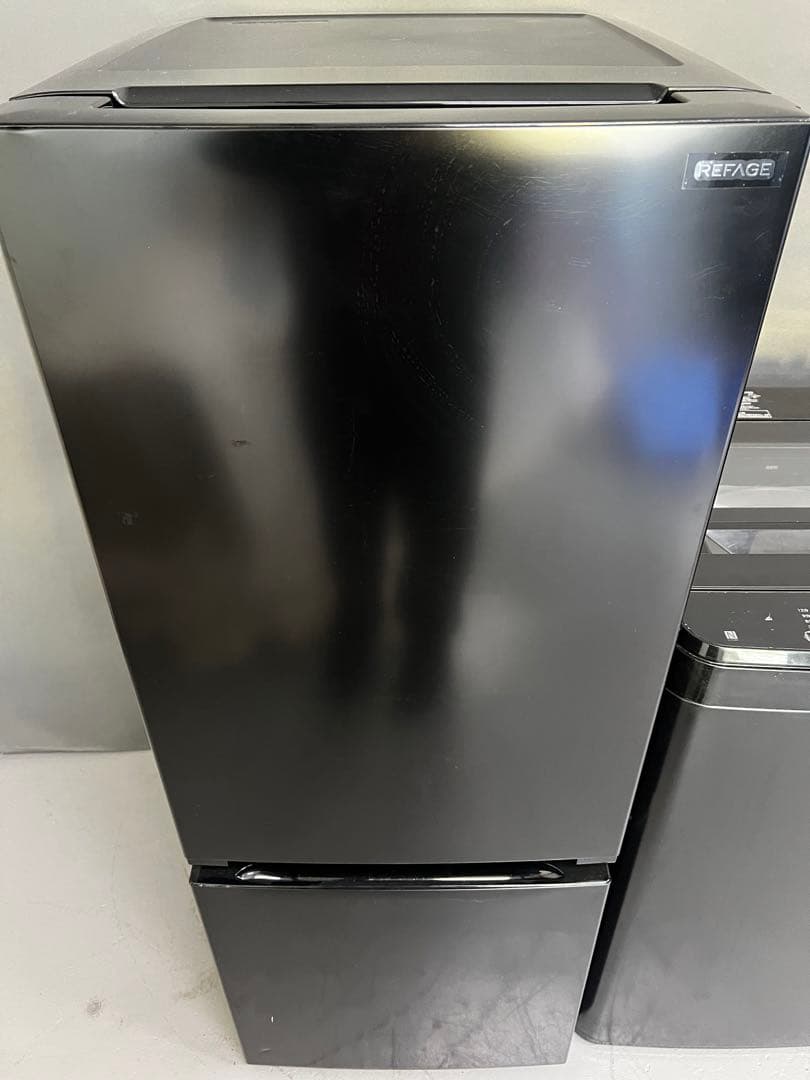 家電2点セット　ブラックカラー　一人暮らし家電セット　高年式　美品　保証込み