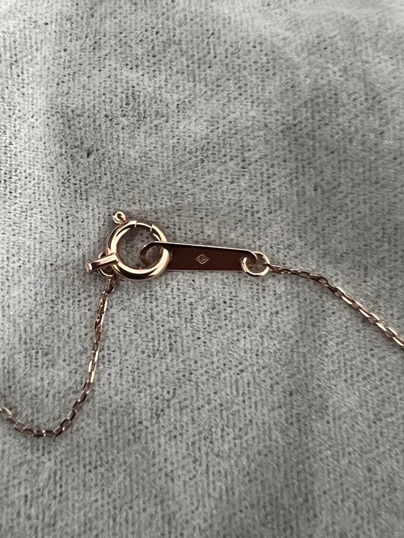 【売切り値下げ】ヴァンドーム青山　k10 オープンハートダイヤモンド　ネックレス