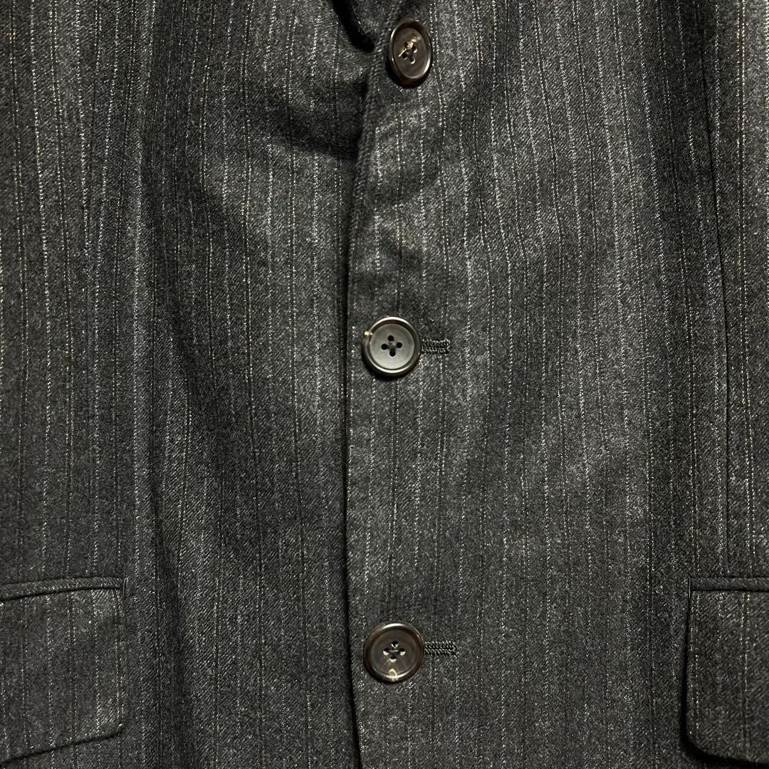 チョークストリームxロロピアーナ　WISH ストライプ柄　スーツセットアップ　L