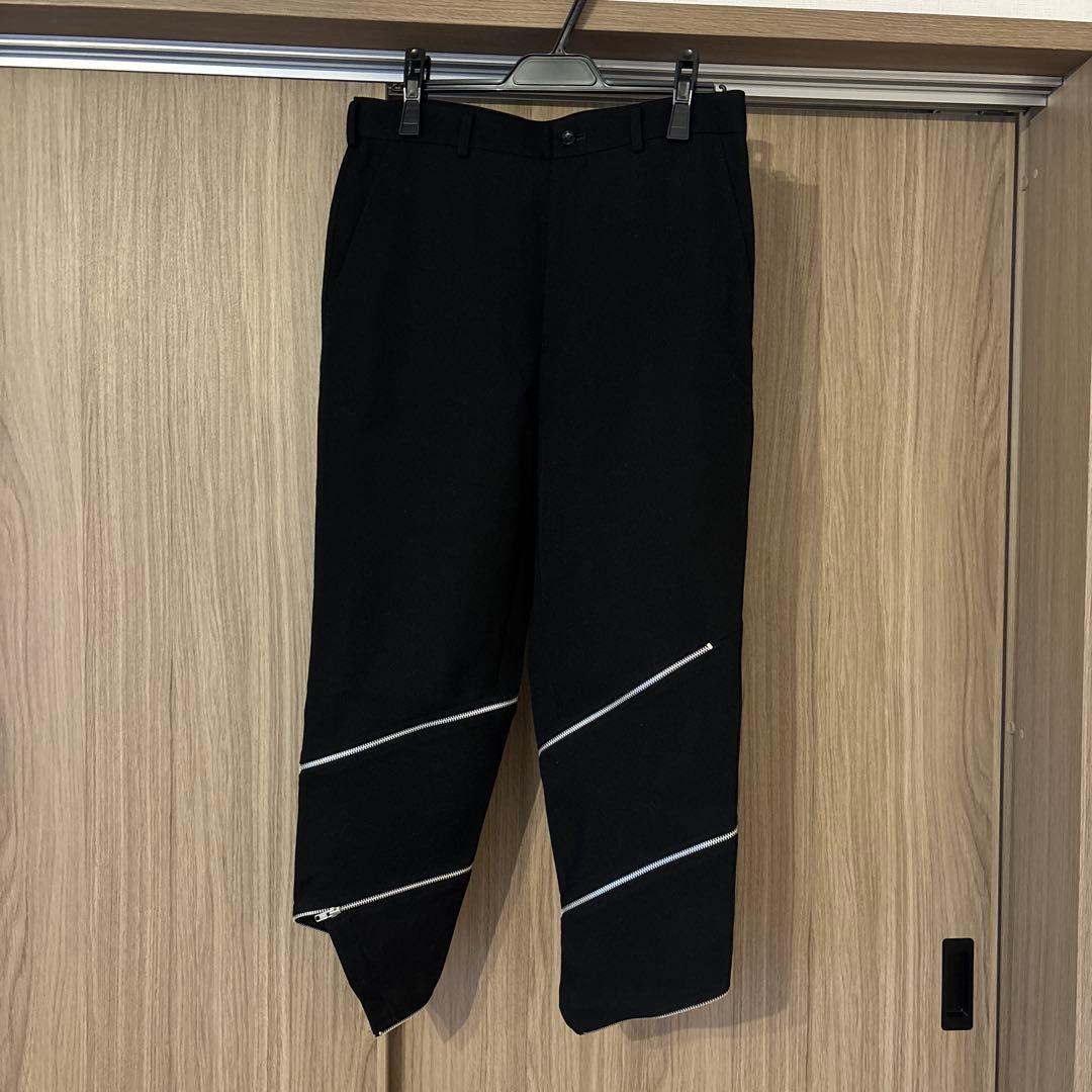M*E様 BLACKcommedesgarcons ジップパンツ