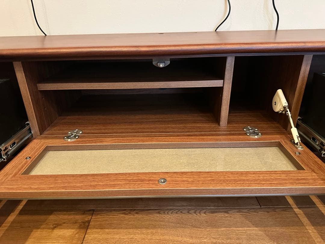 木下家具　ラドム　木製テレビボード　ウォールナット突き板