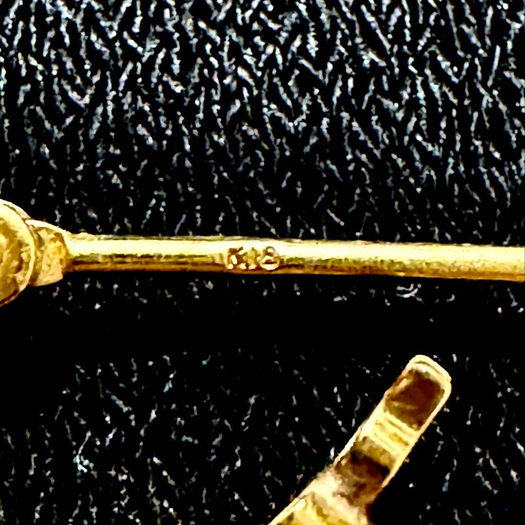 K18 YG 4㎜ フープピアス(片耳用)/ジュエリーツツミ