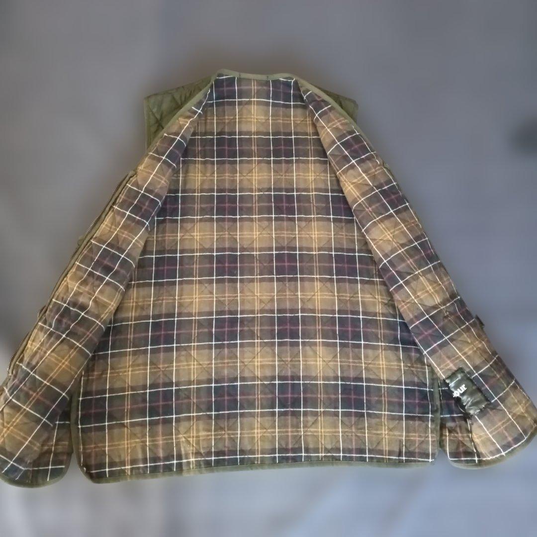 Barbour キルティングベスト サイズ44 グリーン