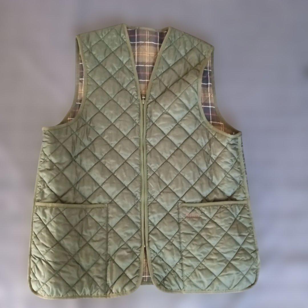 Barbour キルティングベスト サイズ44 グリーン