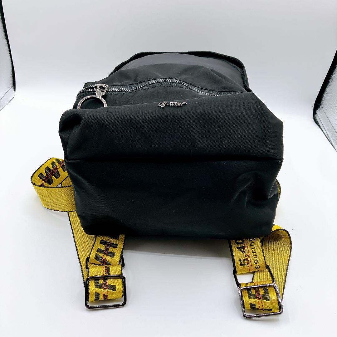 【タグ付き】オフホワイト　バックパック　リュック　インダストリアルストラップ