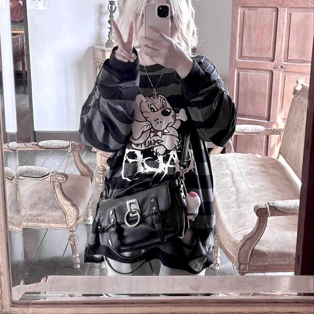 本日限り！GALFY ガルフィー ビリビリボーダー ロンT