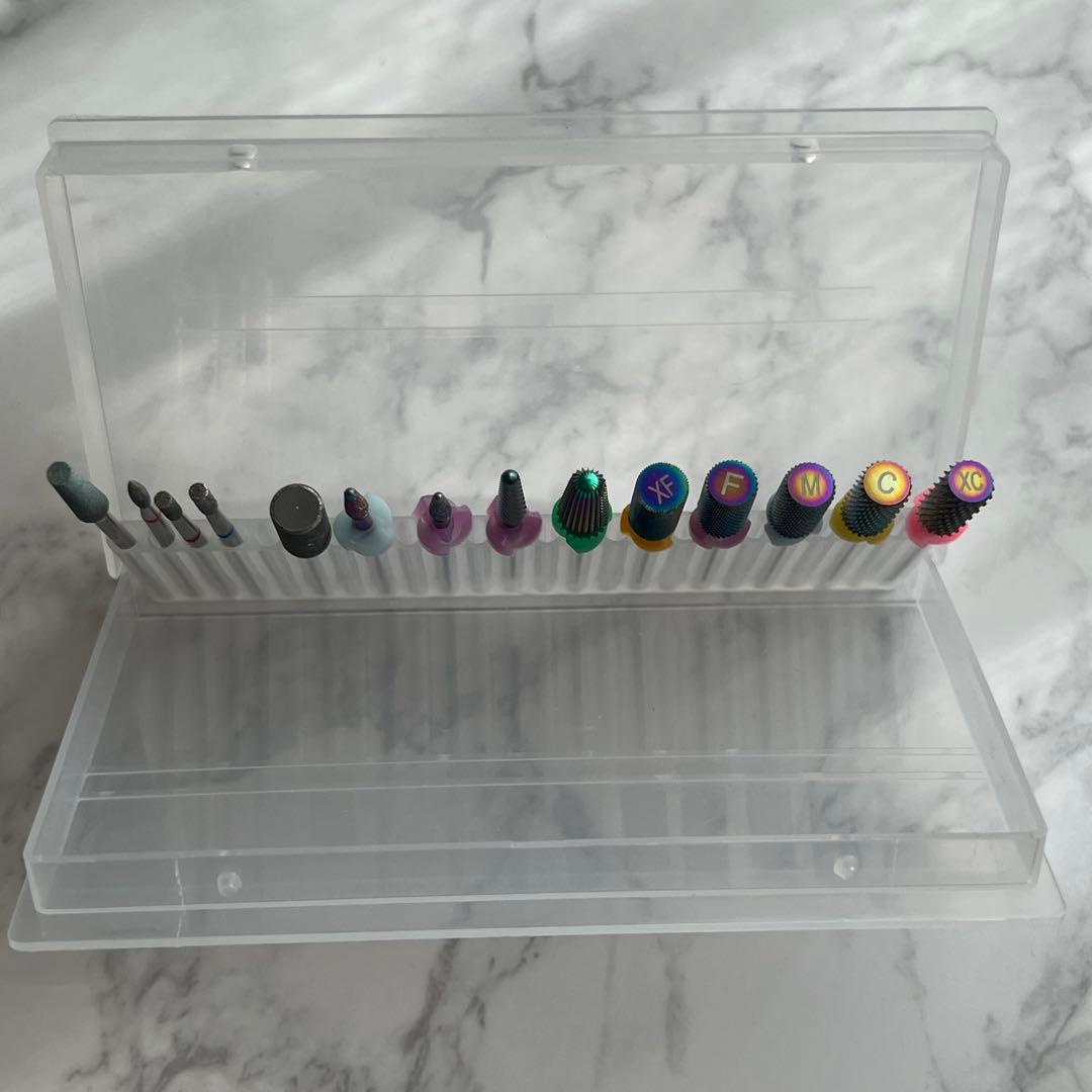 ネイル用ビット 14本セット(ケース付き)