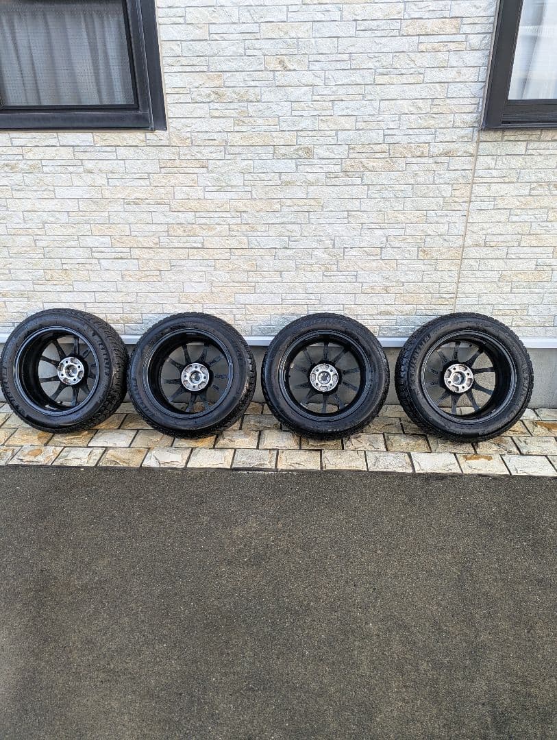 16インチ　アルミホイール　スタッドレス4本セット　ミシュラン　送料込み