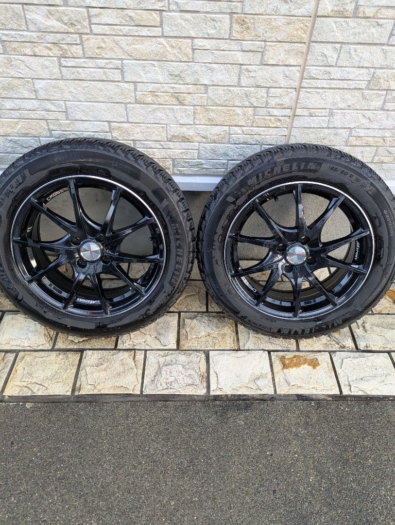 16インチ　アルミホイール　スタッドレス4本セット　ミシュラン　送料込み