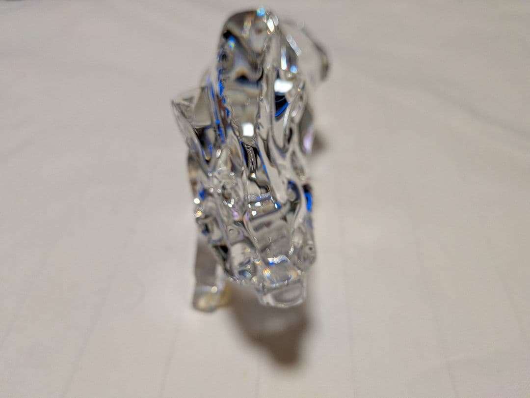 Baccarat　クリスタル　イノシシ　置き物