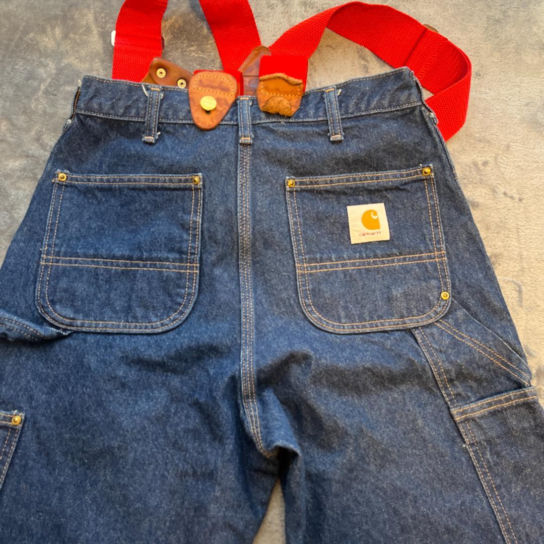 CARHARTT　デニムダブルニーサスペンダー　　31/34