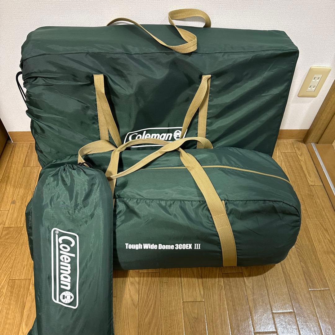 タフワイドドーム 300EX III +グランドシート+インナーマット付き