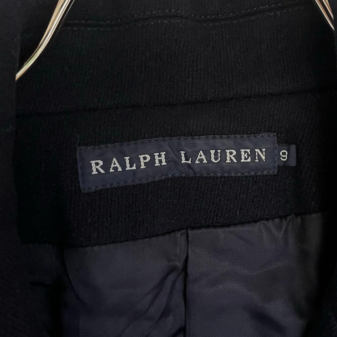 ラルフローレン　Pコート　ネイビー　日本製　ウール100% M