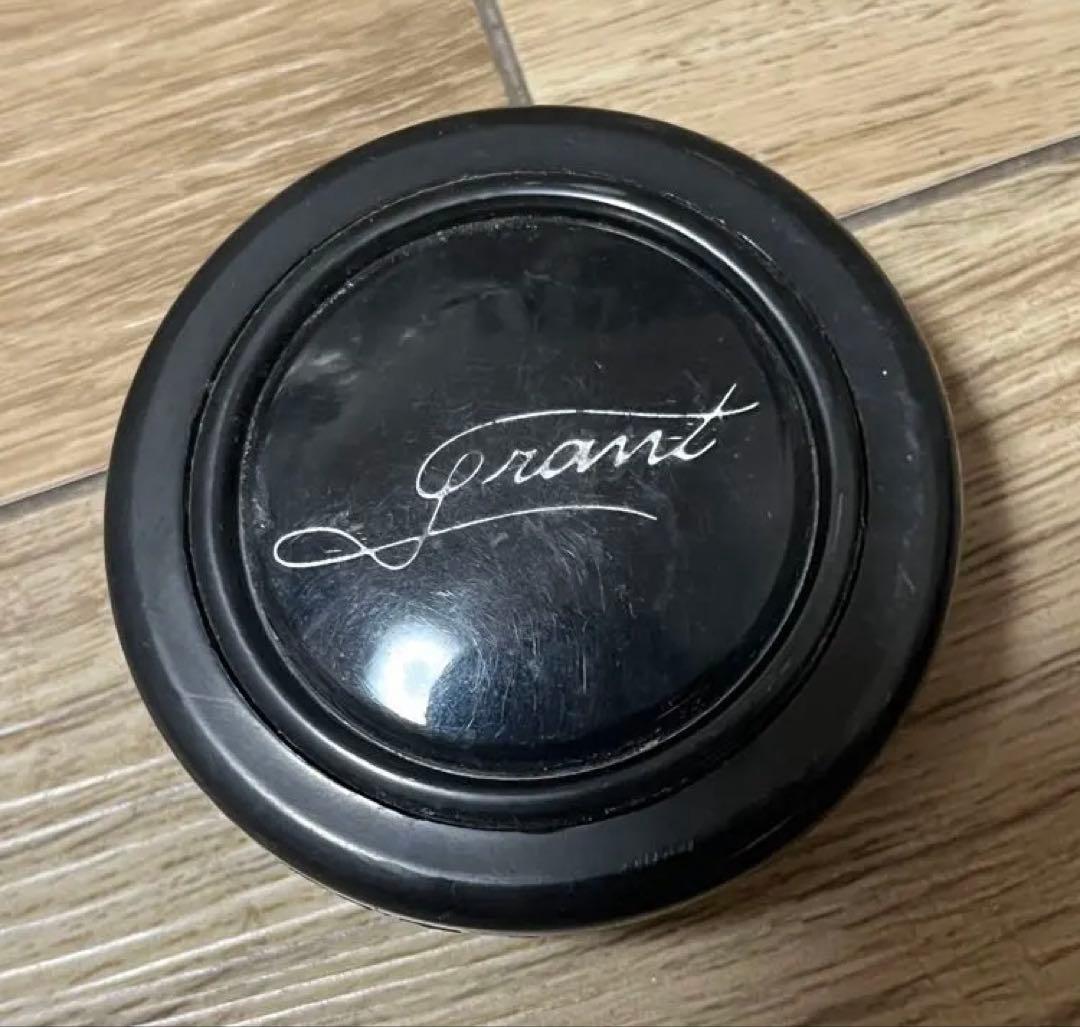 当時物スーペリアステアリングホイール+グランツビレットホーンボタン