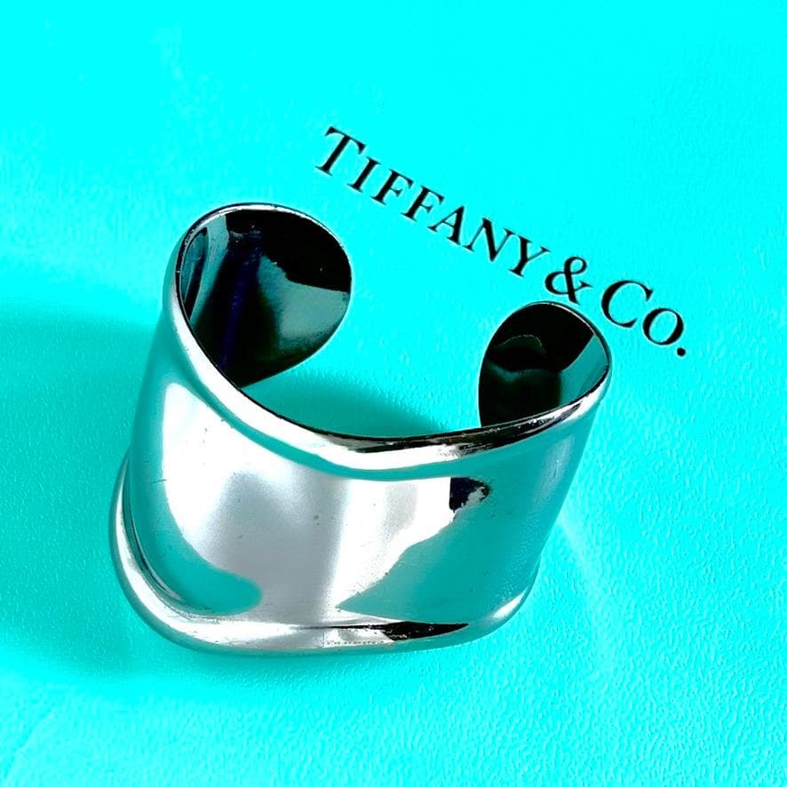 良品★Tiffany★ボーンカフ★右手★エルサペレッティ★バングル