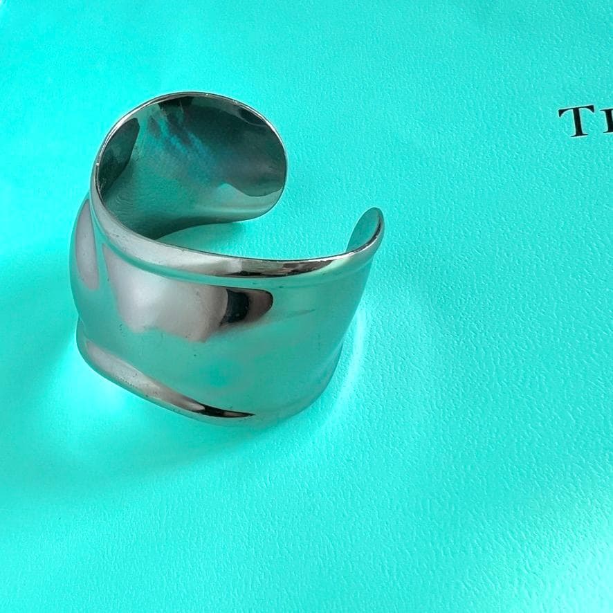 良品★Tiffany★ボーンカフ★右手★エルサペレッティ★バングル