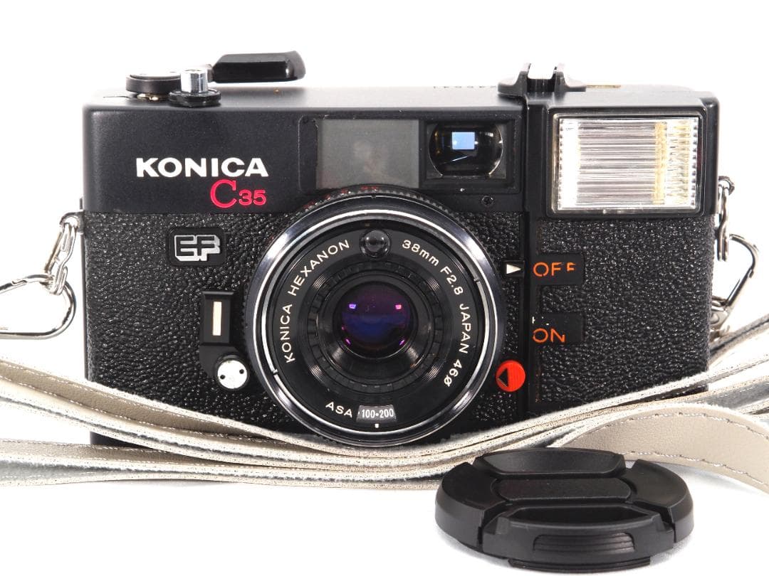 Konica C35 EF 整備済 正常動作 ストロボ発光 保証付 641