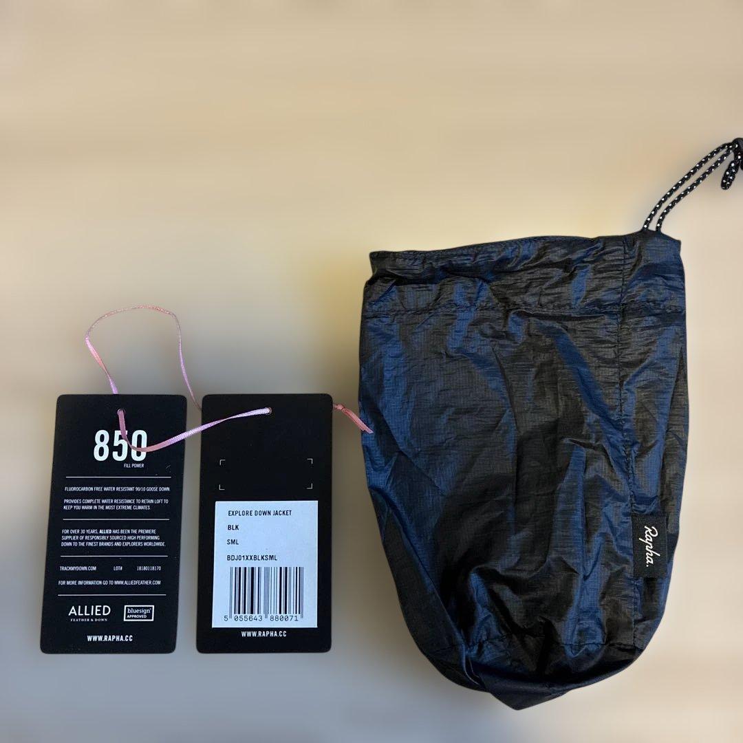 Rapha Explore Downダウンジャケット サイズS ブラック黒