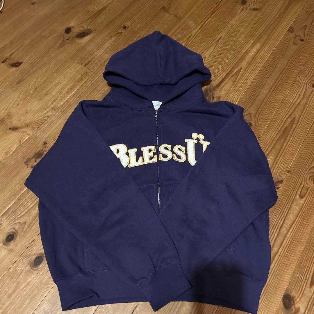 Bless U ジップパーカー　紫