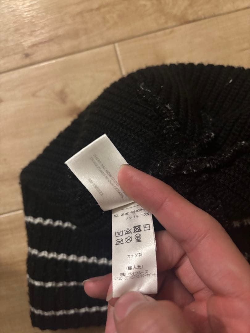 NOAH ストライプ ニット帽 ビーニー かつきくん着用 ノア ボーダー