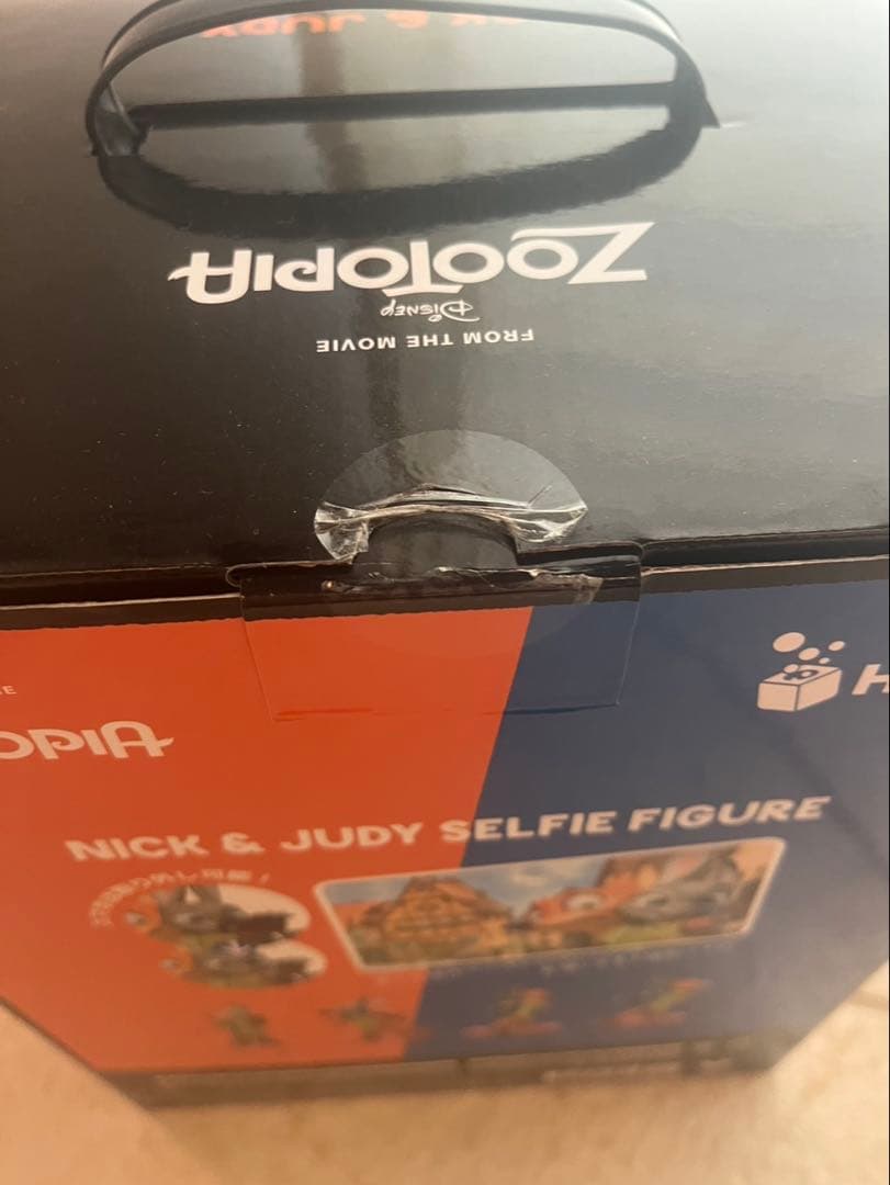 美品 Happyくじ A賞 ニック ジュディ セルフィーフィギュア ズートピア