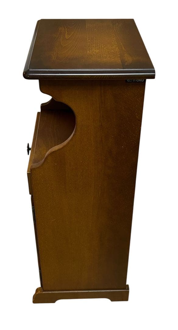 カリモク　コロニアル　電話台　FAX台　花台　飾り台　棚　天然木