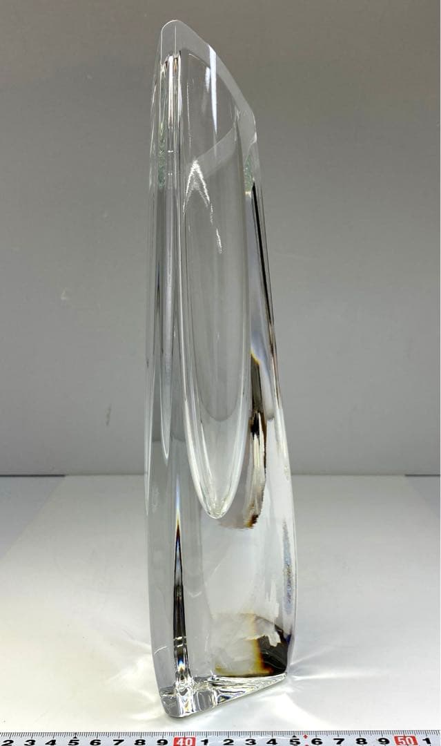 専用　☆洋3バカラ　フラワーベース　高さ32.8㎝　タエサ　東Y6-1120①